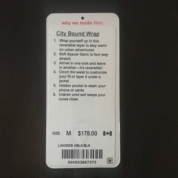 lululemon City Bound Wrap *Reversible* - Picture 13 of 13